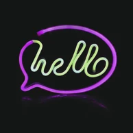 NEON LED Stropna rasvjeta "Hello" FM-NL41 